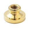 Golden Tone Wax Seal Brass Stamp Heads STAM-P002-01G-10-2