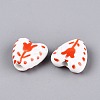Handmade Porcelain Beads PORC-Q005-10C-2