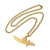 Sword Pendant Necklaces LS-NJEW-C043-03G-2