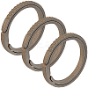 3Pcs Titanium Alloy Split Key Rings FIND-BBC0003-95-1