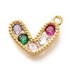 Brass Charms KK-U048-14G-1
