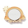 Pearl Rhinestone Rainbow Makeup Mirror LS-PALLOY-K008-05KCG-2