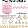 1 Strand Wave Bending Fringe Trim FIND-GF0006-65G-2