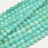 Round Natural Peru Amazonite Bead Strands G-L448-03-6mm-3