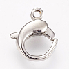 Tarnish Resistant 304 Stainless Steel Lobster Claw Clasps STAS-O114-059P-A-2