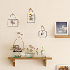 3Pcs 3 Styles Glass Hanging Photo Frame HJEW-DC0001-18-6