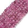 Natural Red Tourmaline Beads Strands G-B109-A01-01-1