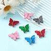 10Pcs 5 Colors Alloy Acrylic Pendants MACR-YW0002-56-5