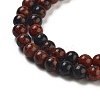 Round Natural Mahogany Obsidian Beads Strands G-N0120-20-4mm-3