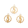304 Stainless Steel Pendants LS-STAS-CJC0001-01G-3