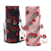 2 Rolls 2 Colors Shiny Strawberry Glitter Polyester Tulle Rolls DIY-BC0002-80-1