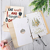 Wooden 2-Ring Loose Leaf Binder Postcard Phote Album Cover DIY-WH0547-020-7