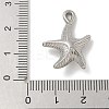 Anti-Tarnish 304 Stainless Steel Pendants STAS-Q334-42P-3