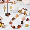 30pcs 5 colors Opaque Acrylic Beads CRES-TA0001-36-6