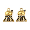304 Stainless Steel Rhinestone Charms STAS-H242-05G-07-1
