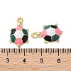 Alloy Enamel Pendants FIND-O003-08D-G-3