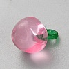 Transparent Resin & Acrylic 3D Fruit Pendants FIND-YWC0010-01C-02-2
