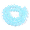 Imitation Jade Glass Beads Strands EGLA-A039-J6mm-D03-3