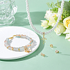 5Pcs 5 Styles Brass Micro Pave Clear Cubic Zirconia Tube Bails KK-PH0012-40-2