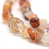 Dyed Natural Carnelian Beads Strands G-F465-22-4