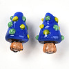 Handmade Lampwork Bumpy Beads LAMP-T022-02A-02-1