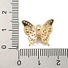 Brass Cubic Zirconia Beads KKB-L215-033LG-3