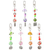 Handmade Polymer Clay & Acrylic & Resin & Glass Pendant Decorations KEYC-FS00037-02-4