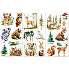 3 Sheets 3 Styles PVC Waterproof Decorative Stickers DIY-WH0404-070-1