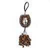 Natural Tiger Eye Chip Tree of Life Pendants Decoration G-F733-06E-2