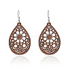 Wood & Iron Dangle Earrings FS-WG31712-04-1