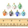 8Pcs Handmade Lampwork Pendants LAMP-FS0001-52A-5