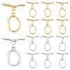 5Pcs 304 Stainless Steel Toggle Clasps STAS-YW0003-36G-2