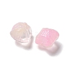 Baking Paint Transparent Glass Beads GLAA-C035-01J-2