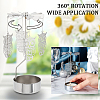 Stainless Steel Spinning Rotary Candle Holder Stand DIY-WH0304-976A-3