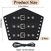 Imitation Leather Cuff Cord Bracelets AJEW-WH20033-034C-2