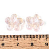 Baking Paint Transparent Glass Beads DGLA-N014-08B-01-3