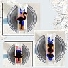 DIY DIY Cup Lid Dropping Adhesive Identification Label 40oz  Straw Fixing Label Plate Backpack Label Plate Silicone Making Kits DIY-CJ0002-75-7