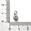 Brass Micro Pave Cubic Zirconia Charms KK-P295-40P-3