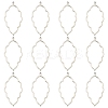 20Pcs Tibetan Style Alloy Open Back Bezel Big Pendants FIND-YW0010-01-1