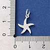 925 Sterling Silver Sea Animal Starfish Charms STER-E071-02S-06-3