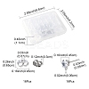 16Pcs Brass Stud Earring Findings KK-FS0001-56P-4