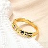 Adjustable Brass Micro Pave Cubic Zirconia Finger Rings for Women RJEW-H247-10G-1