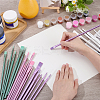 24Pcs 4 Colors Sector Painting Brush DRAW-ME0001-01-3