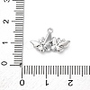Brass Crystal Rhinestone Pendants KK-E793-04P-3