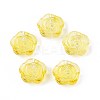 Baking Paint Transparent Glass Beads DGLA-N018-01J-1