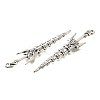Tibetan Style Alloy Big Pendants FIND-G078-33H-AS-2