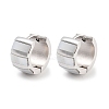 304 Stainless Steel Hoop Earrings EJEW-C096-28C-P-1