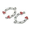 304 Stainless Steel Manual Polishing Connector Charms STAS-C075-30P-2