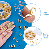 110Pcs 5 Styles Zinc Alloy Lobster Claw Clasps FIND-ME0001-79G-3