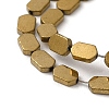 Electroplated Synthetic Non-Magnetic Hematite Beads Strands G-E610-A01-G-3